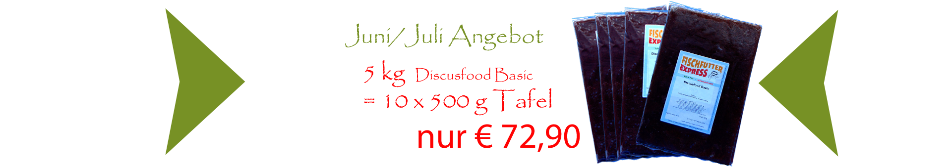 Fischfutter-Sonderangebot/